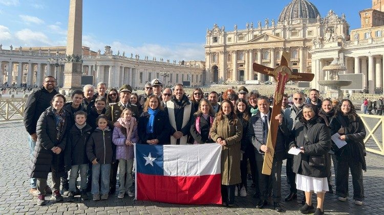 Diplomáticos chilenos en Italia participan en el Jubileo convocado por el Papa Francisco