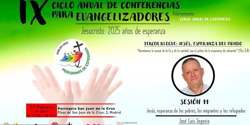 Charla del Vicario Pastoral de Madrid sobre Jesús como esperanza para pobres y migrantes