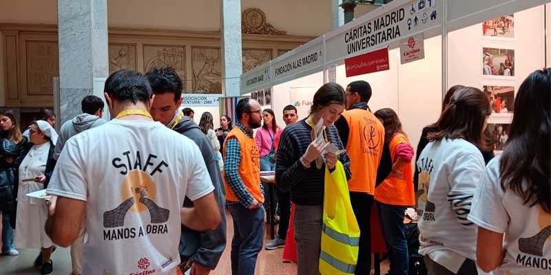 Cáritas Madrid se une a Volunfair 2022: Feria de Voluntariado Universitario en la Politécnica de Madrid