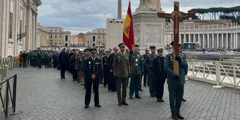 Eulalia González Peña lidera expedición policial al jubileo de Fuerzas Armadas en Roma