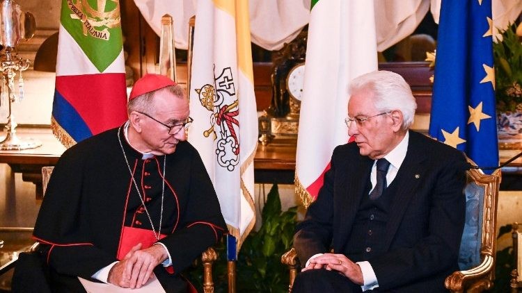 Cardenal Parolin defiende el derecho de los palestinos y aboga por una paz justa en Ucrania