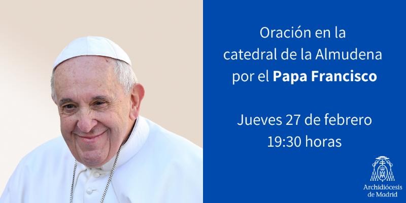 Oración por la salud del Papa Francisco: la Archidiócesis de Madrid convoca a fieles y prepara libro de dibujos