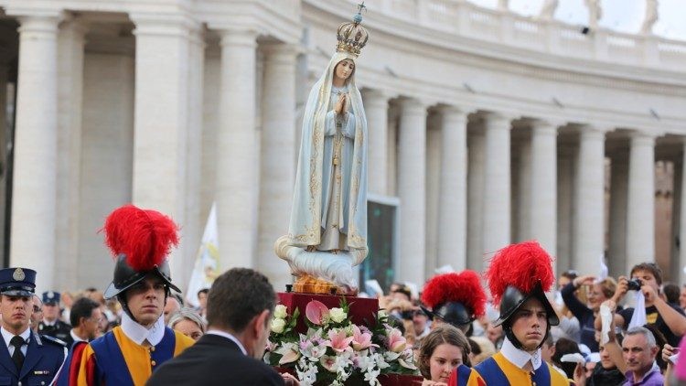 La estatua original de la Virgen de Fátima se exhibirá en Roma para el Jubileo de la Espiritualidad Mariana